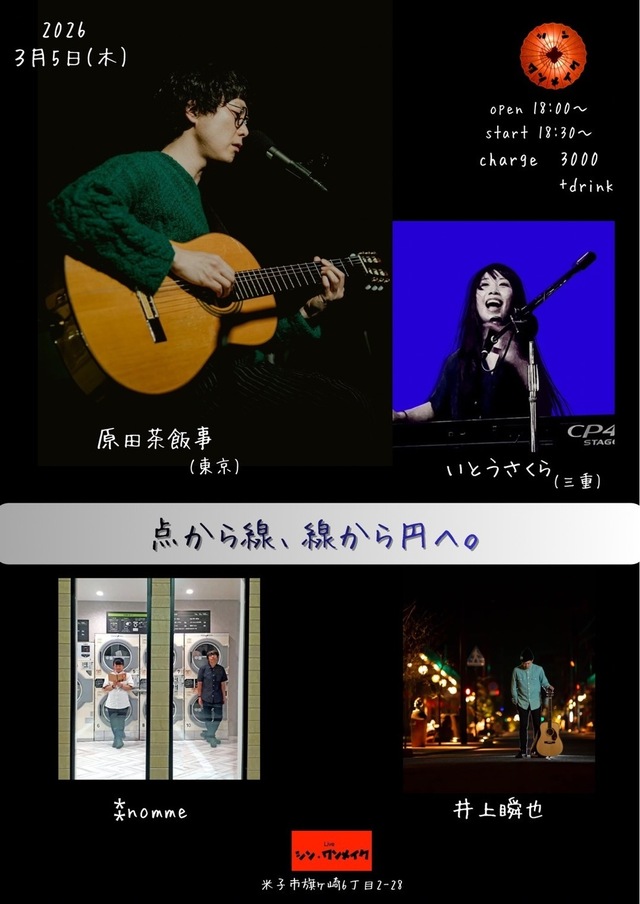 点から線、線から円へ